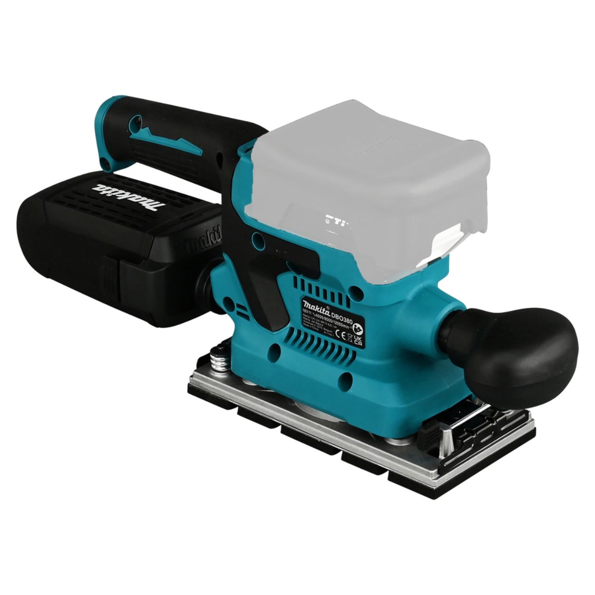 Makita Akku-Schwingschleifer 18V (ohne Akku, ohne Ladegerät) DBO380Z