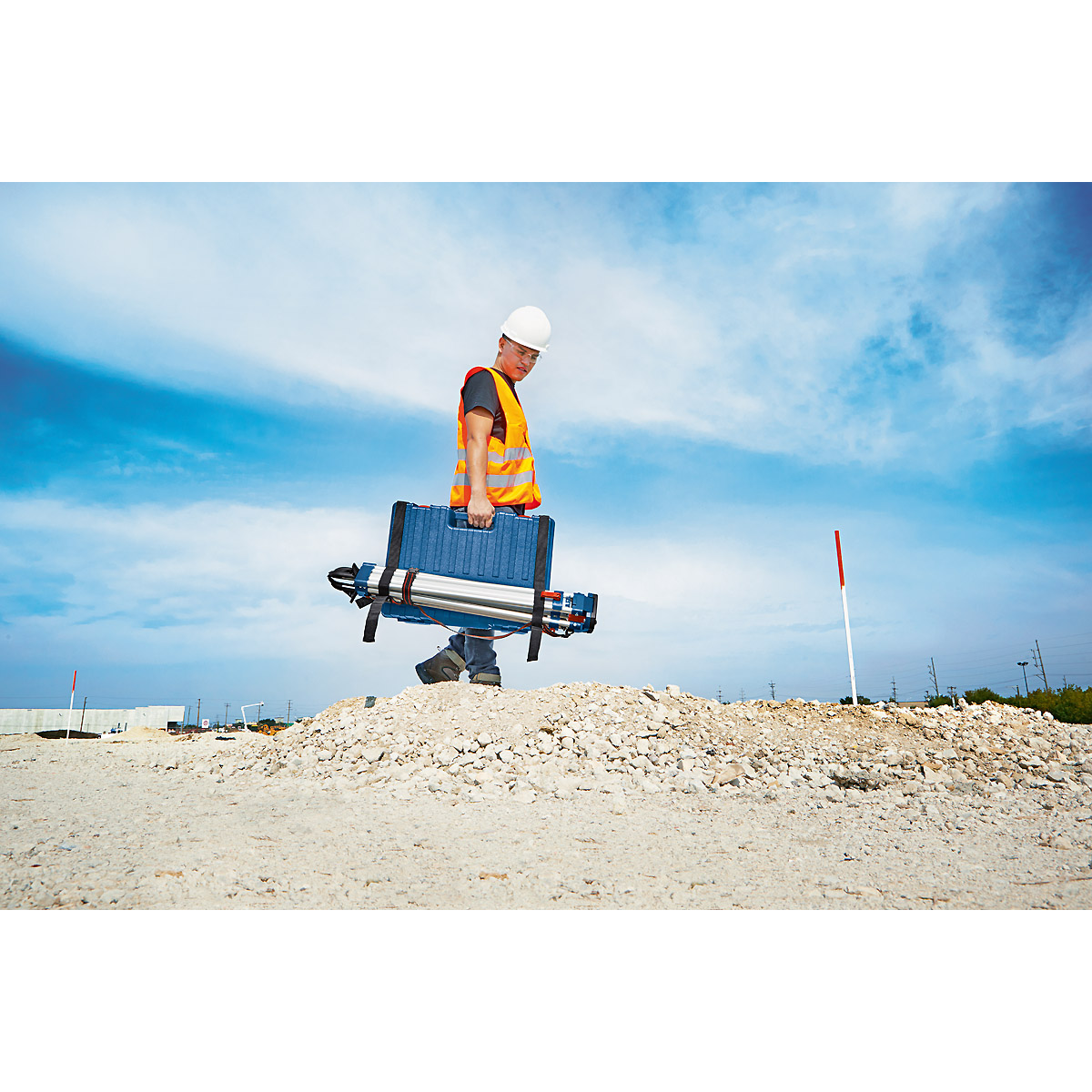 Bosch Rotationslaser GRL 600 CHV, mit Akku und Schnellladegerät