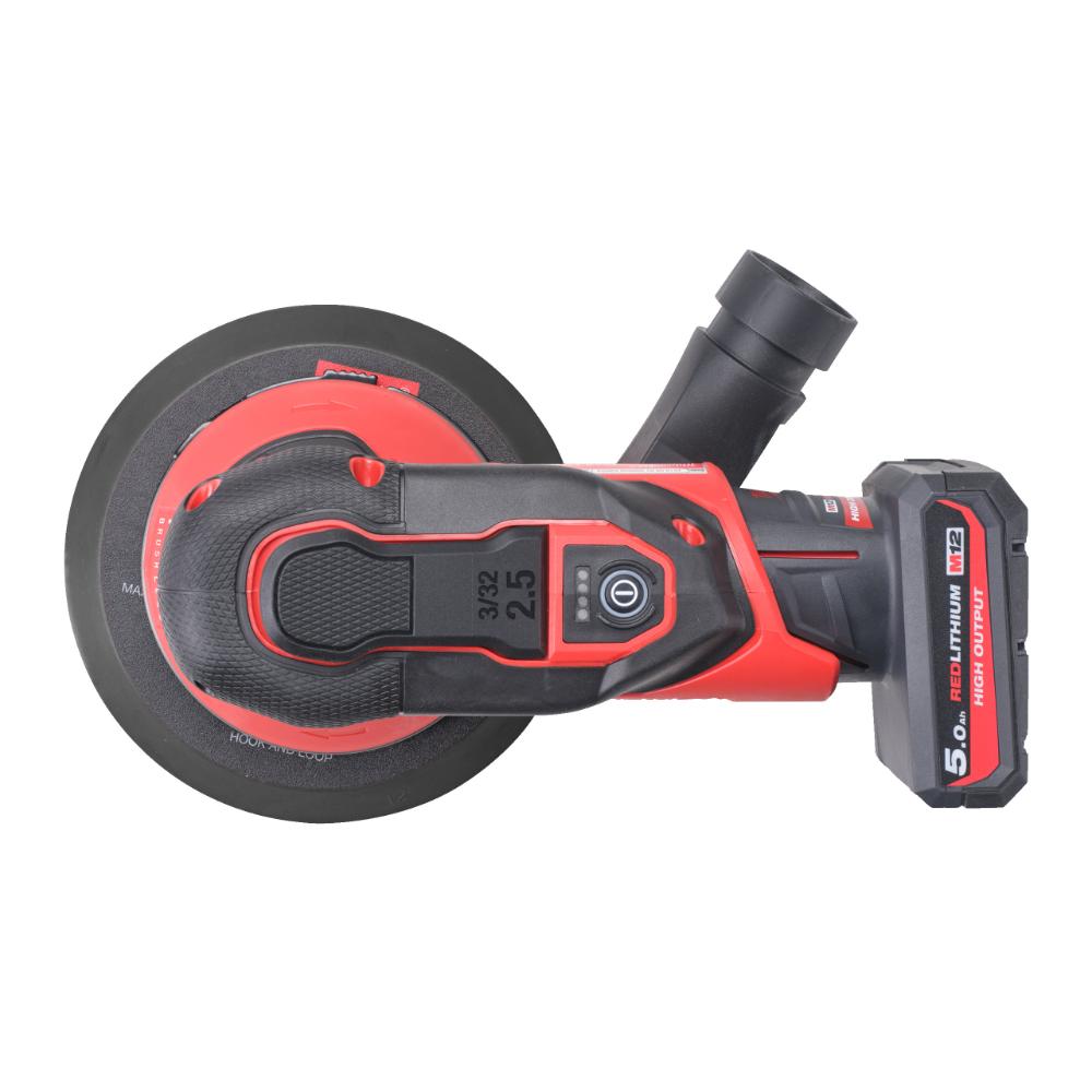 Milwaukee M12 FUEL Akku-Exzenterschleifer 150 mm M12FROS2.5-502X