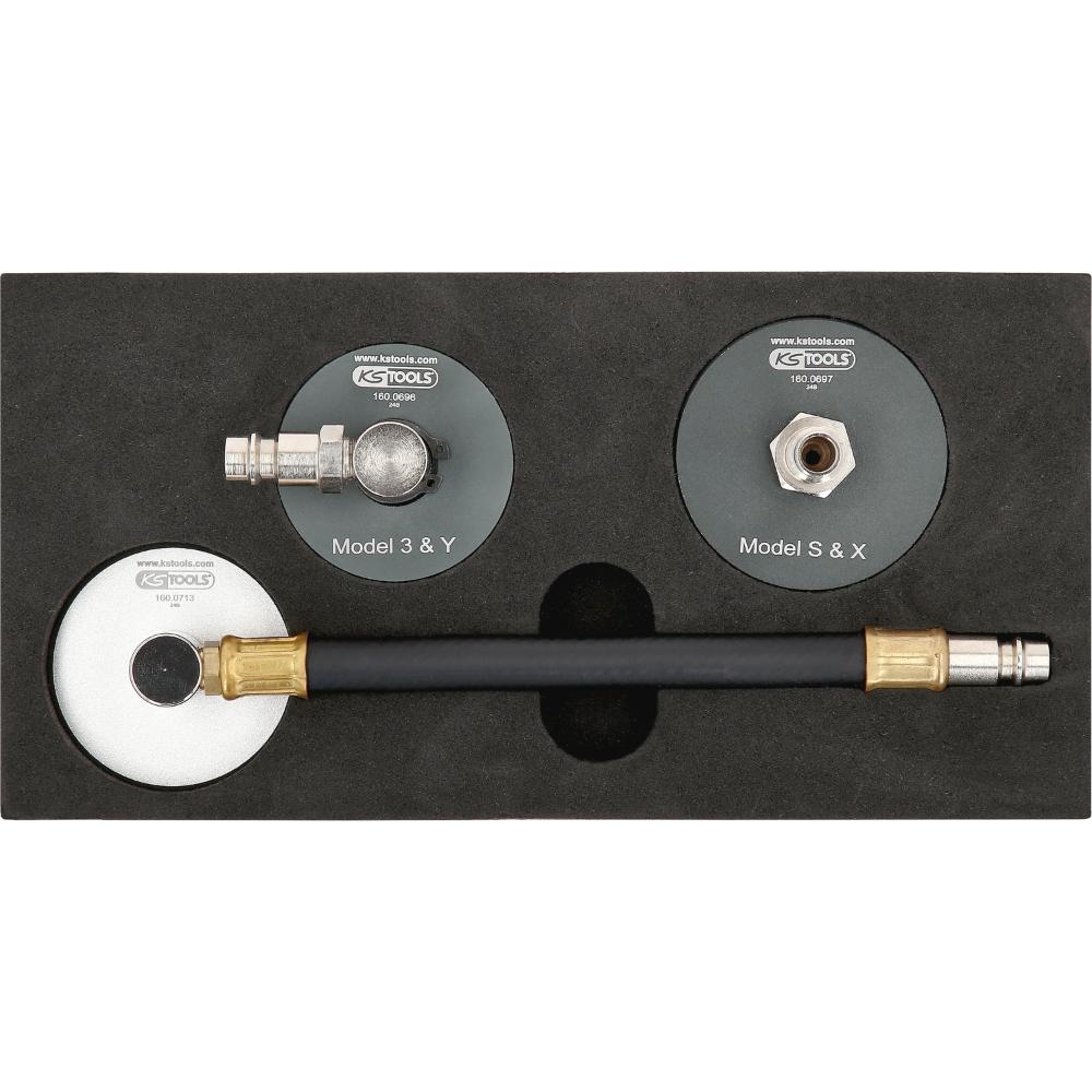 KS Tools Adapter-Satz zur Bremsentlüftung für Tesla, 3-tlg