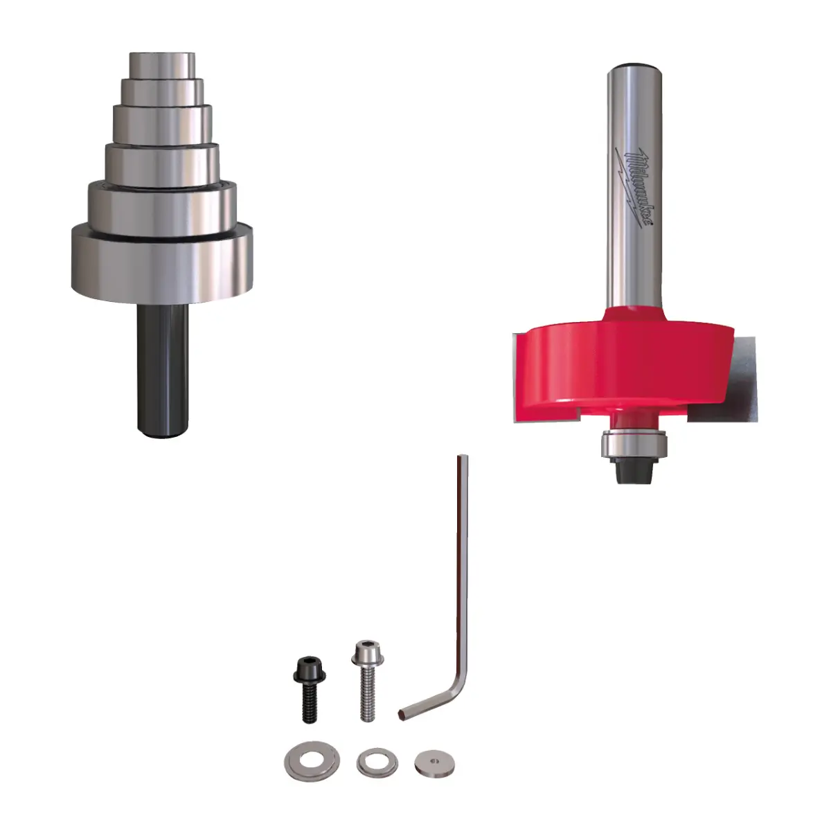 Milwaukee Vario-Falzfräser 8 mm Schaft 34,9 x 0-12,7 mm