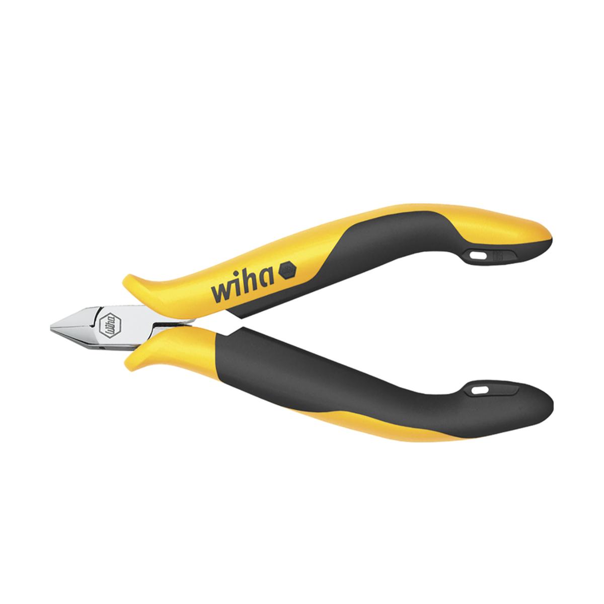 Wiha Seitenschneider Professional ESD schmaler, spitzer Kopf mit kleiner Wate
