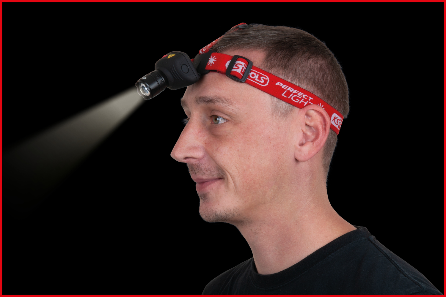 KS Tools perfectLight Kopflampe mit Fokus 140 Lumen