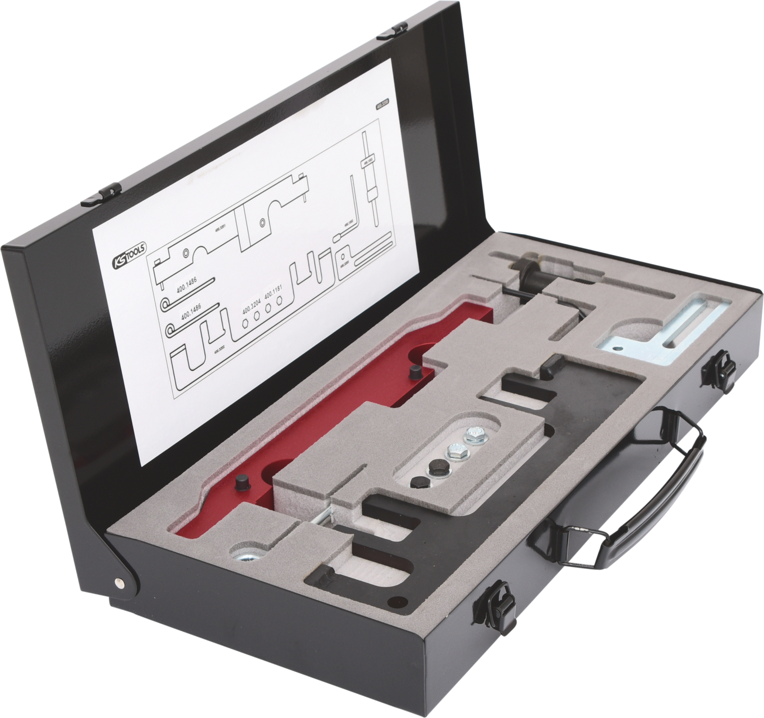 KS Tools Motoreinstell-Werkzeug-Satz für BMW, 13-tlg
