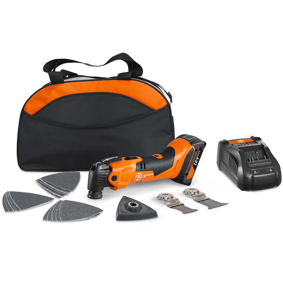 Fein Oszillierer - Akku MULTIMASTER AMM 500 AS 2 Ah in Nylon-Tasche