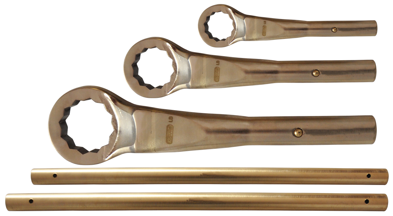 KS Tools BRONZEplus Zugringschlüssel-Satz 18-tlg