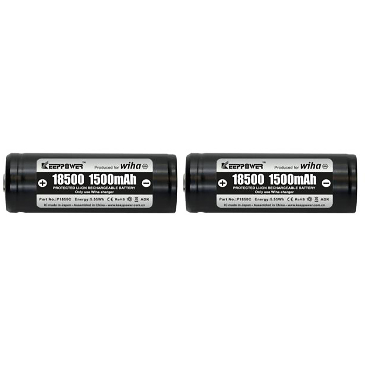 Wiha Akku-Set 18500 Li-Ion 2 Stück in Box