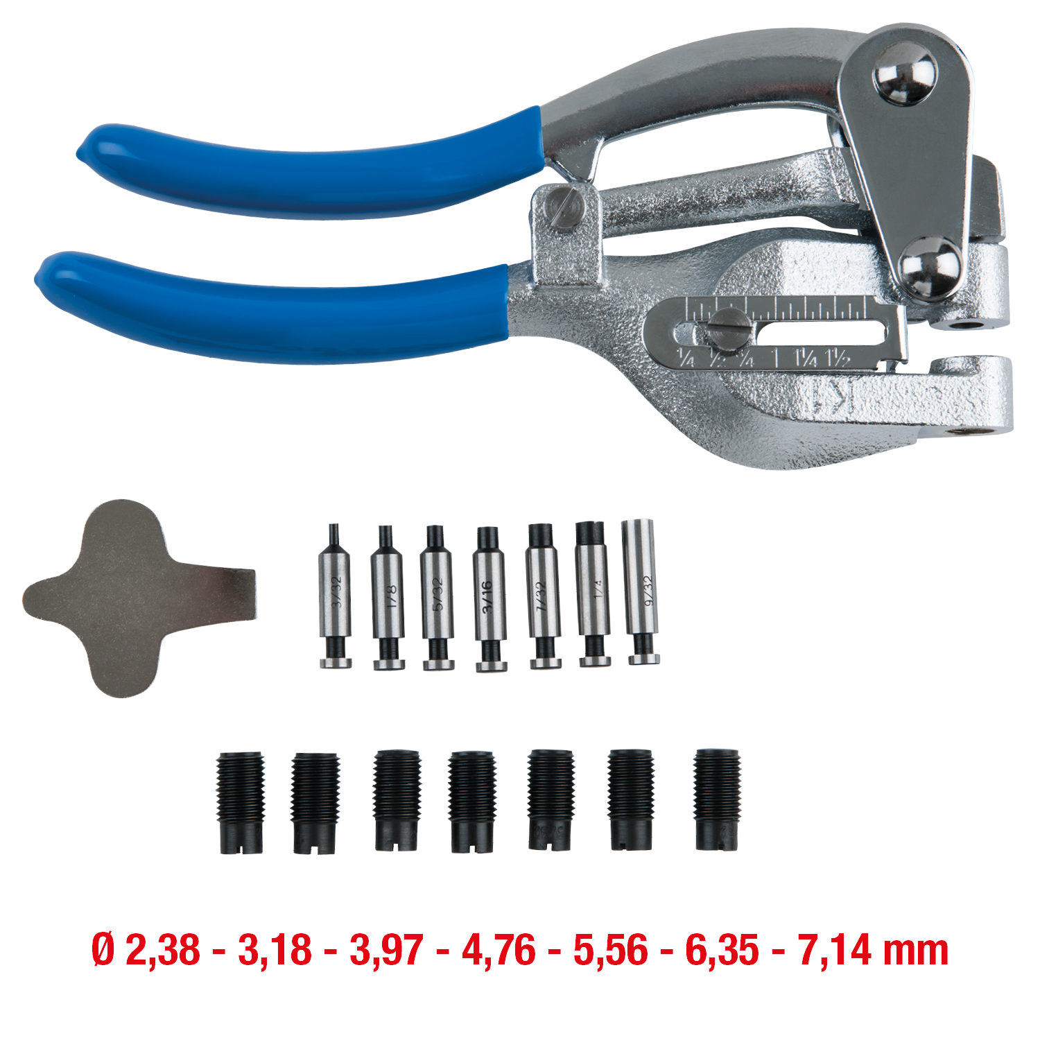 KS Tools Lochzangen-Satz, 16-tlg