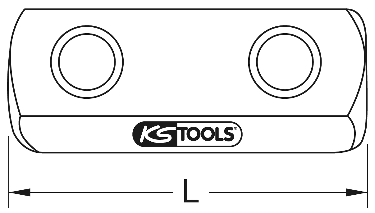 KS Tools BRONZEplus Verbindungsvierkant 1"