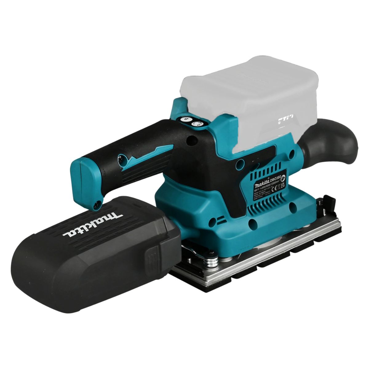 Makita Akku-Schwingschleifer 18V (ohne Akku, ohne Ladegerät) DBO380Z