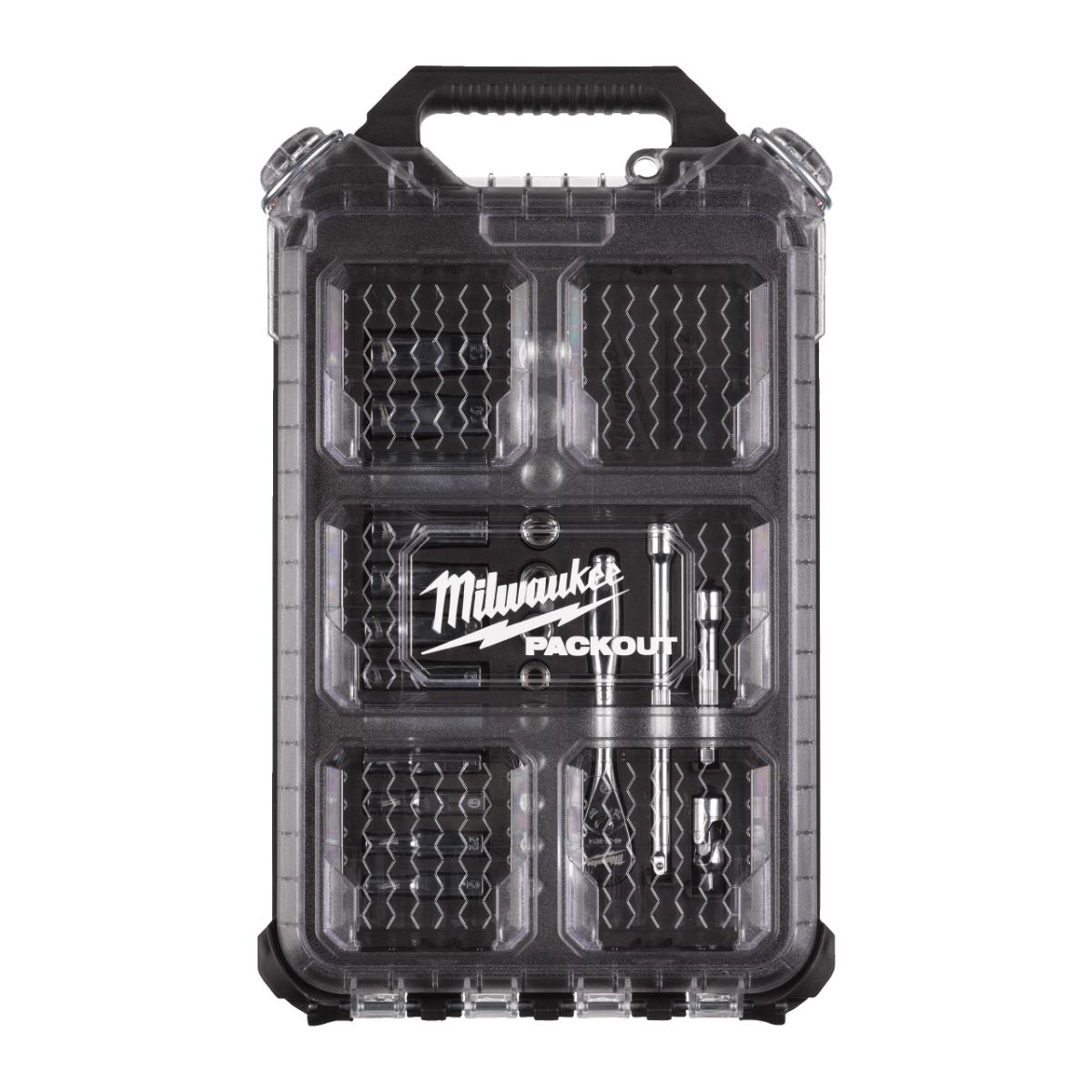 Milwaukee - 1/4\ RATSCHEN-STECKSCHL.SATZ PACK 28 PC" - 4932478812