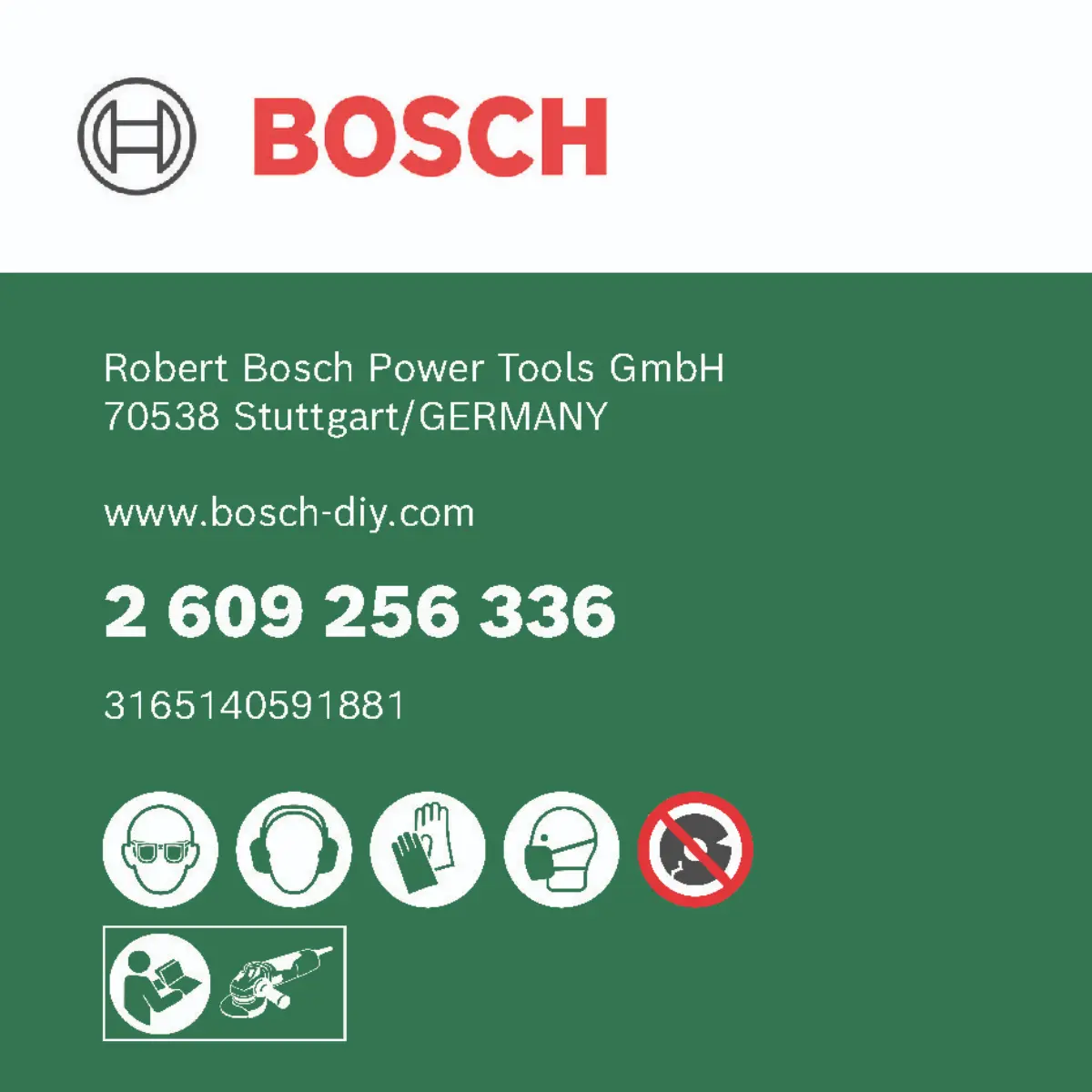 Bosch Schruppscheibe gekröpft, Metall D= 115 mm