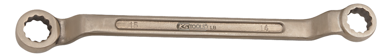 KS Tools BRONZEplus Doppel-Ringschlüssel gekröpft