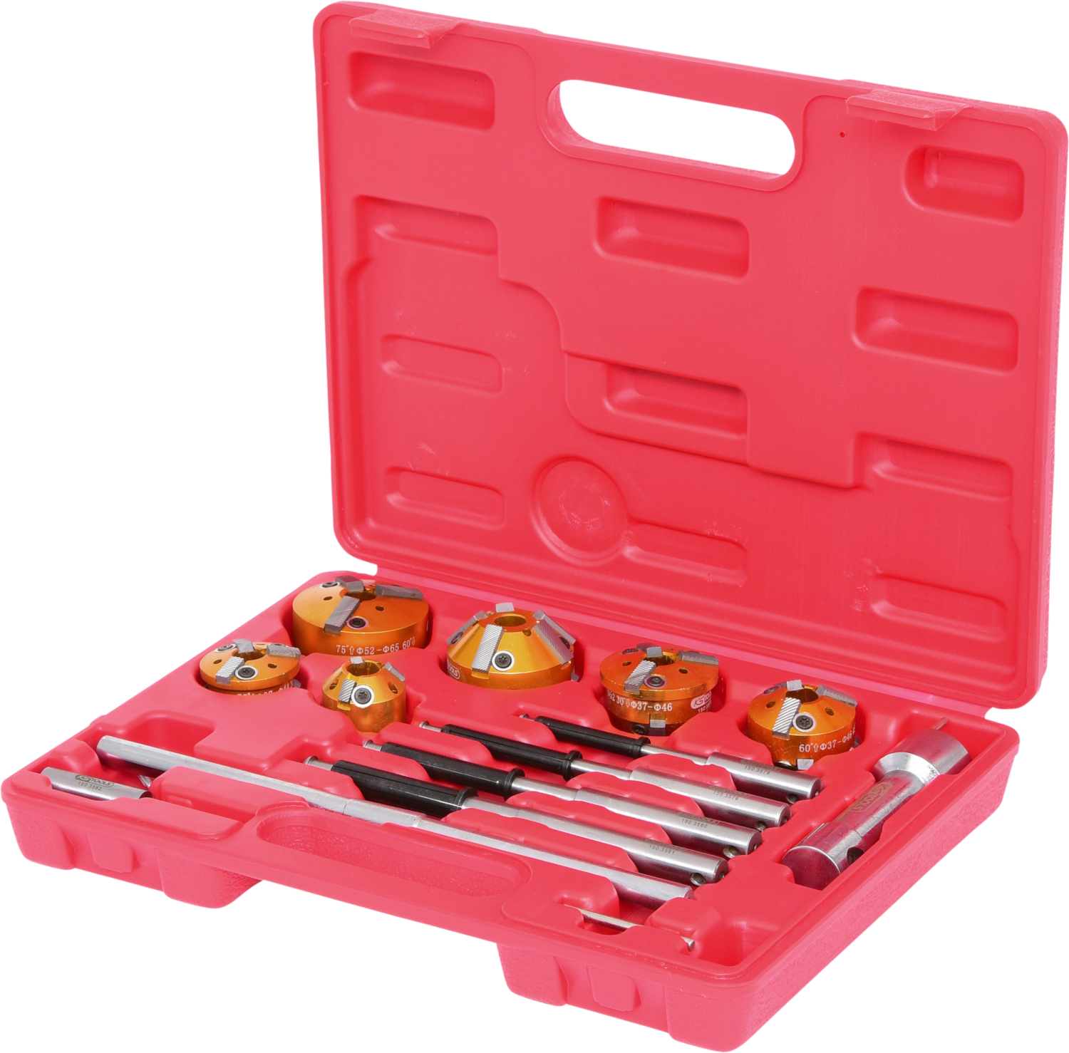 KS Tools Universal Ventilfräser-Satz zur Ventilsitzbearbeitung, 12-tlg
