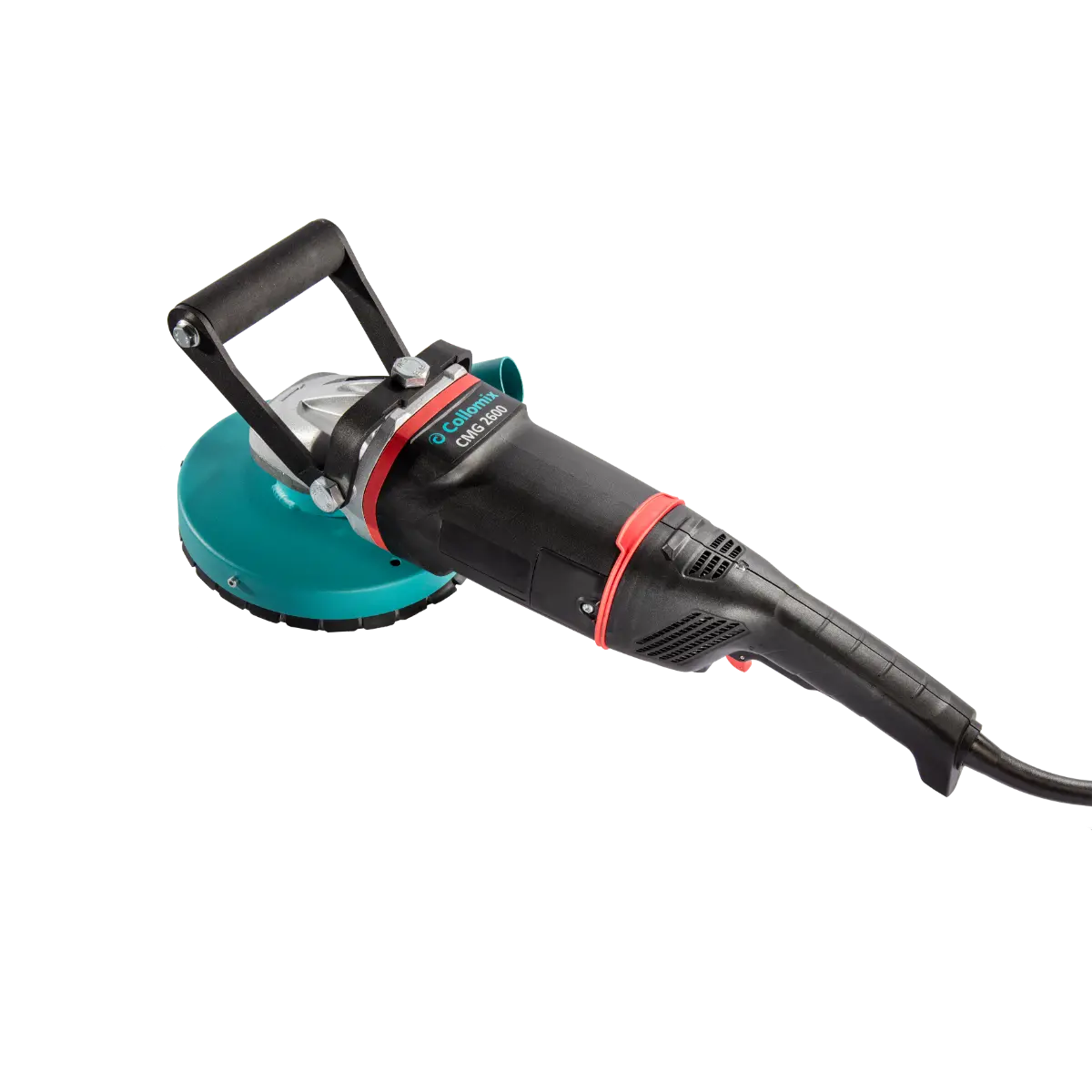Collomix Betonschleifer CMG 2600 mit Schleiftopf BST 180 Cyclon und Koffer