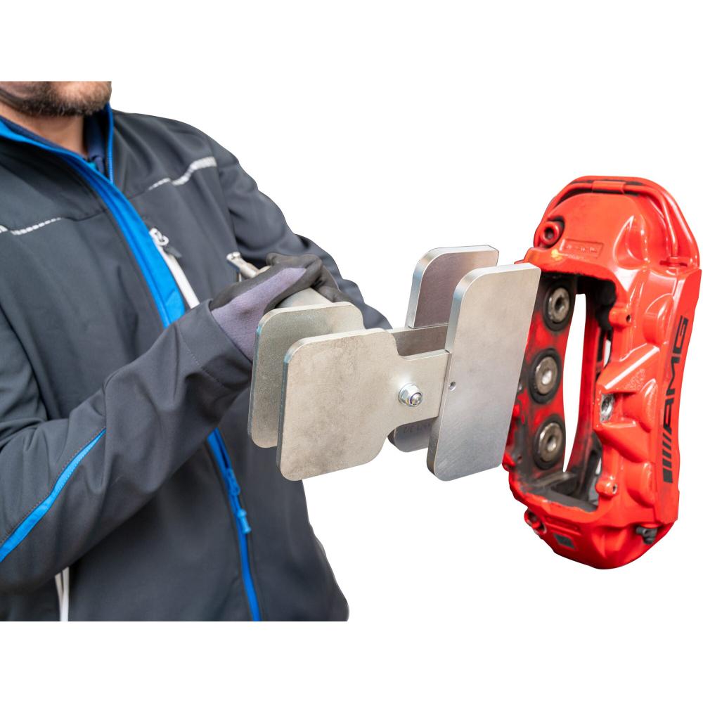 HAZET Bremsadapterplatten Satz für 6-Kolben Bremssättel 4971-3/2