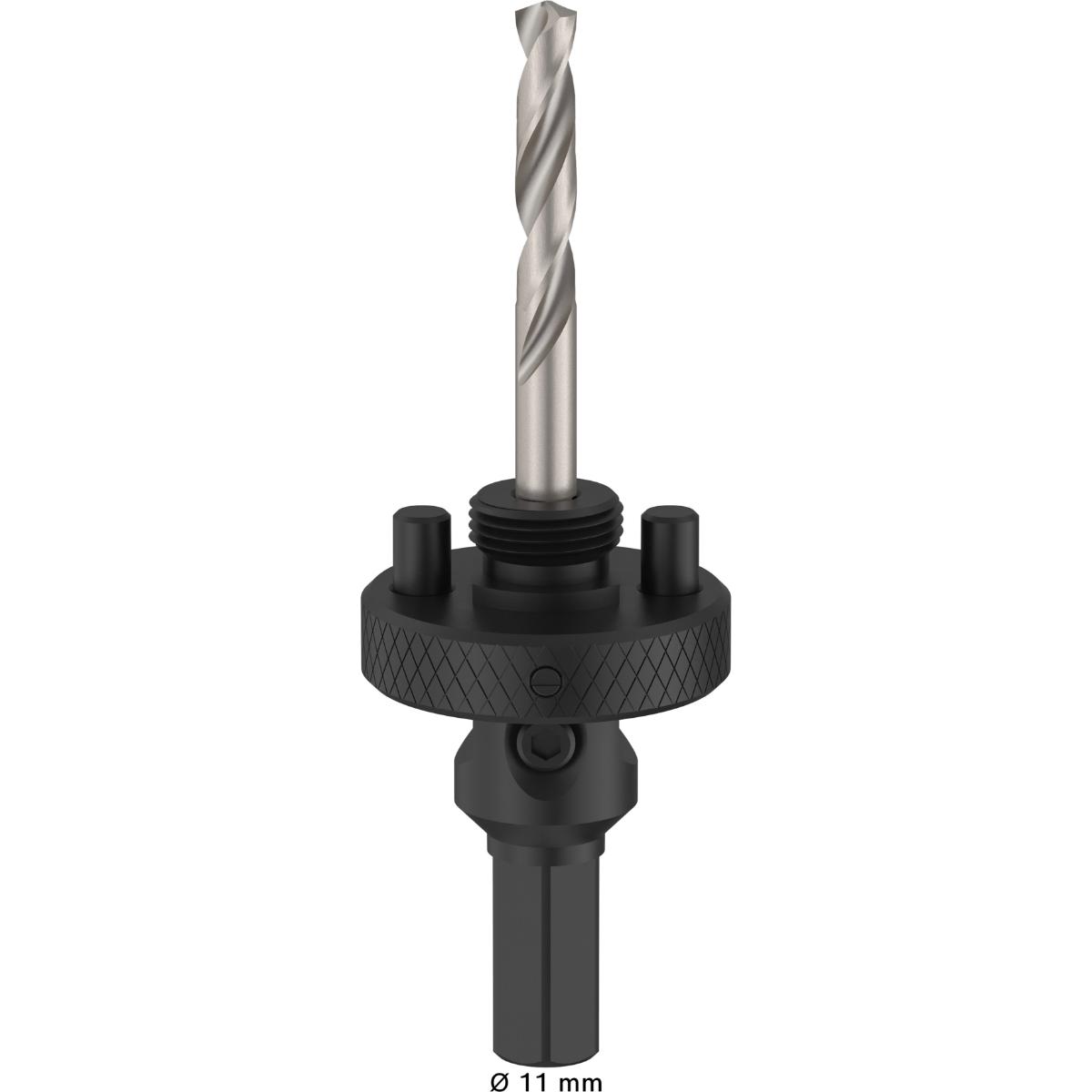 Bosch Aufsteckhalter und Zentrierbohrer für Lochsäge, 32-210 x 44 mm für LS 33-152,HEX