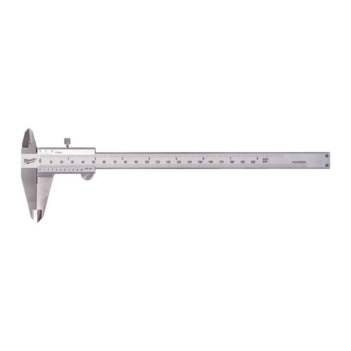 Milwaukee Taschen-Messschieber, Messbereich 0-200 mm in Aufbewahrungsbox