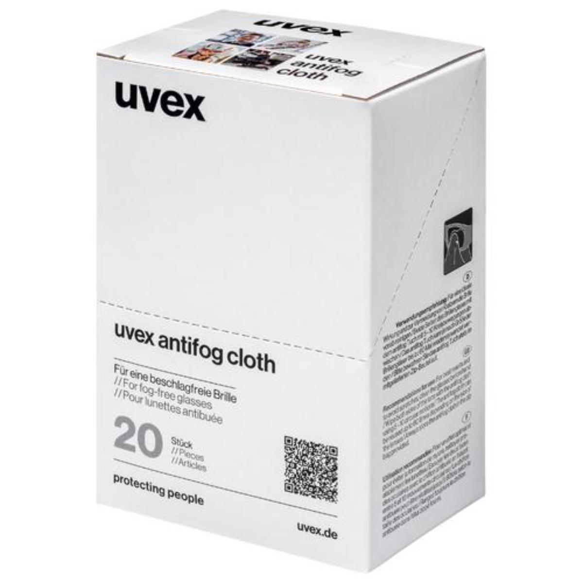 uvex Antifog Cloth, 20 Stück
