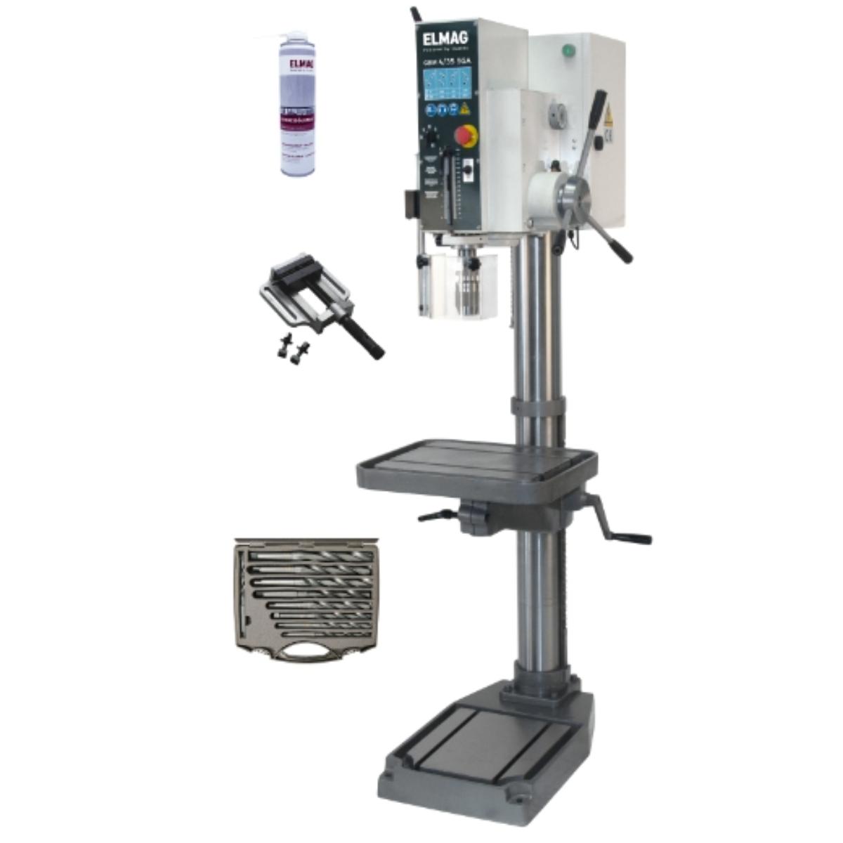 ELMAG Getriebe-Säulenbohrmaschine
