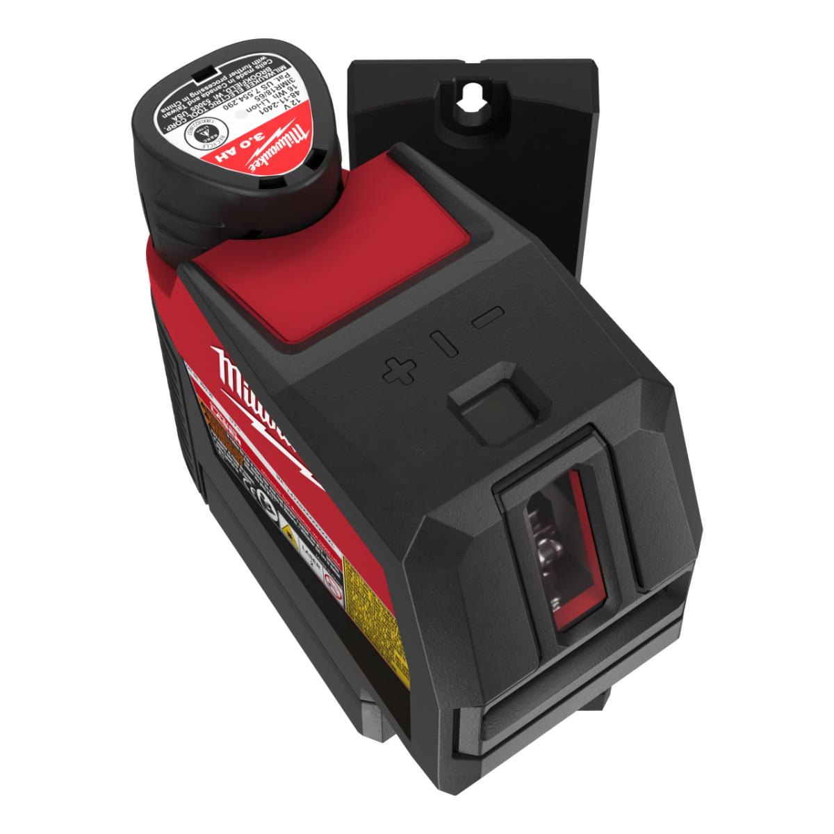 Milwaukee Kreuzlinienlaser mit Lotfunktion M12 CLLP-301C