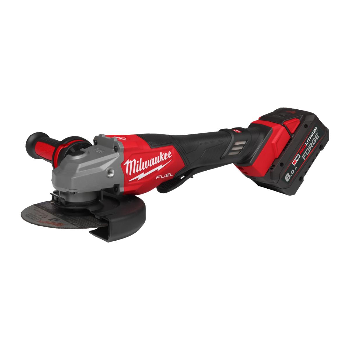 Milwaukee M18 FUEL Akku-Hochleistungswinkelschleifer 125mm mit Paddelschalter Gen 2 - M18FHSAG125XPD