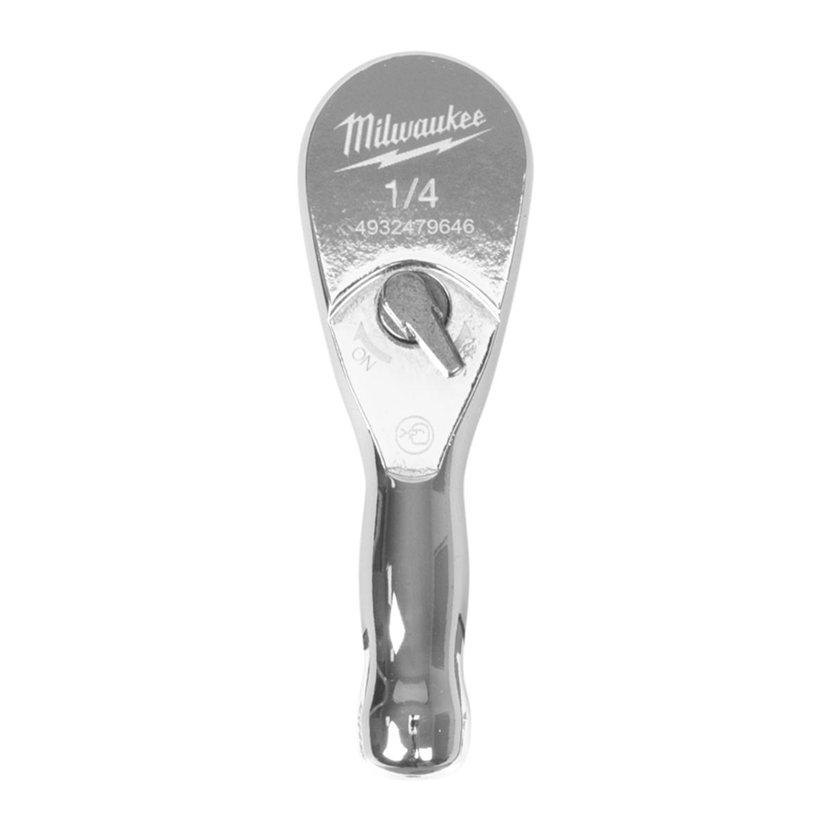 Milwaukee - 1/4\ Kompakt-Ratsche 76 mm" - 4932479646