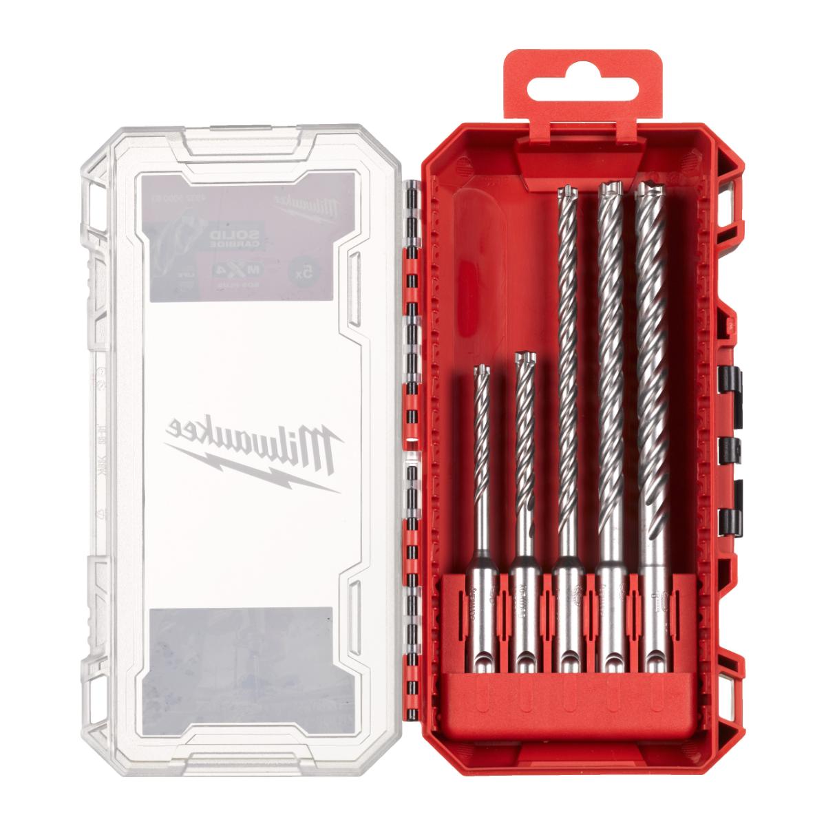 Milwaukee Hammerbohrer 5-teiliges Set MX4 SDS-Plus