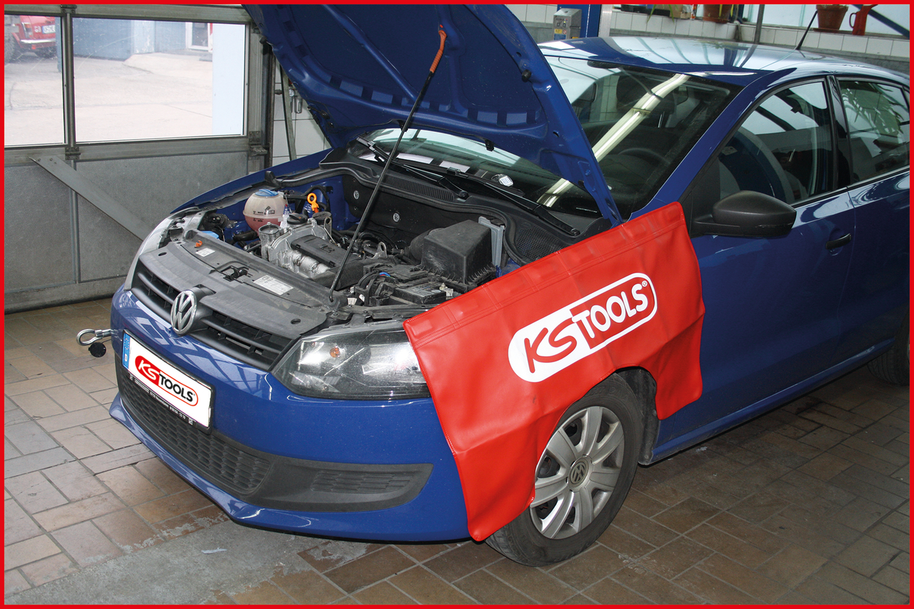KS Tools Universal-Kotflügelschoner mit eingenähten Magneten, 1000x640mm