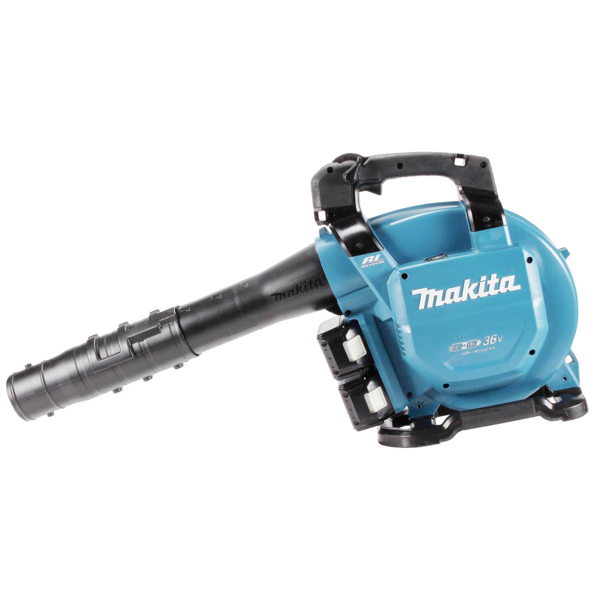 Makita Akku-Laubbläser und -sauger LXT 2x 18V Set mit 4x 6 Ah Akku - DUB363PG4V
