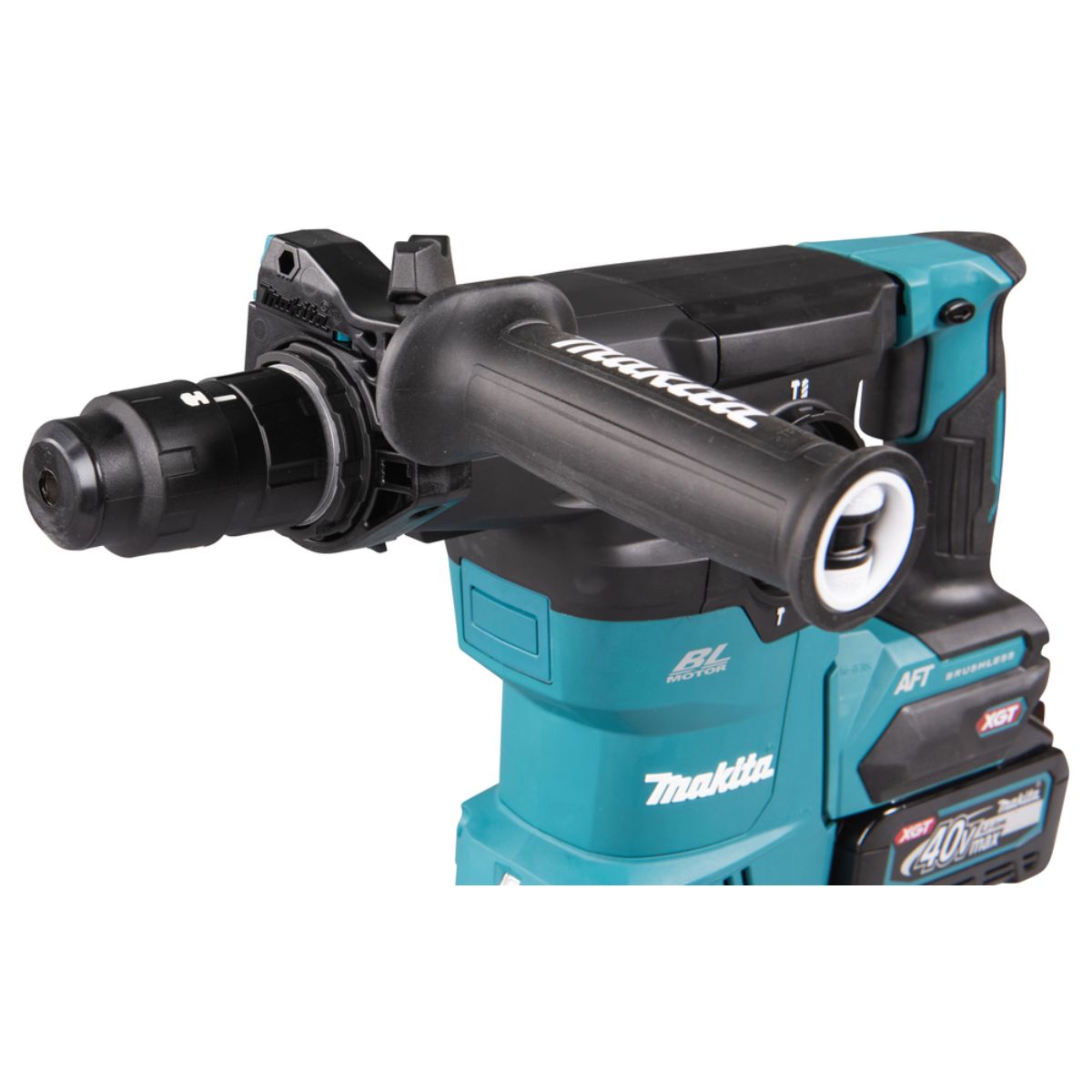 Makita Akku-Kombihammer 40V max. + Schnellwechselfutter / 4,0 Ah, 2 Akkus+Ladegerät+Transportkoffer