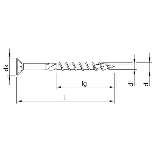 HECO TOPIX-plus 4,5 x 35mm Senkkopf TG HECO Drive 500 St.