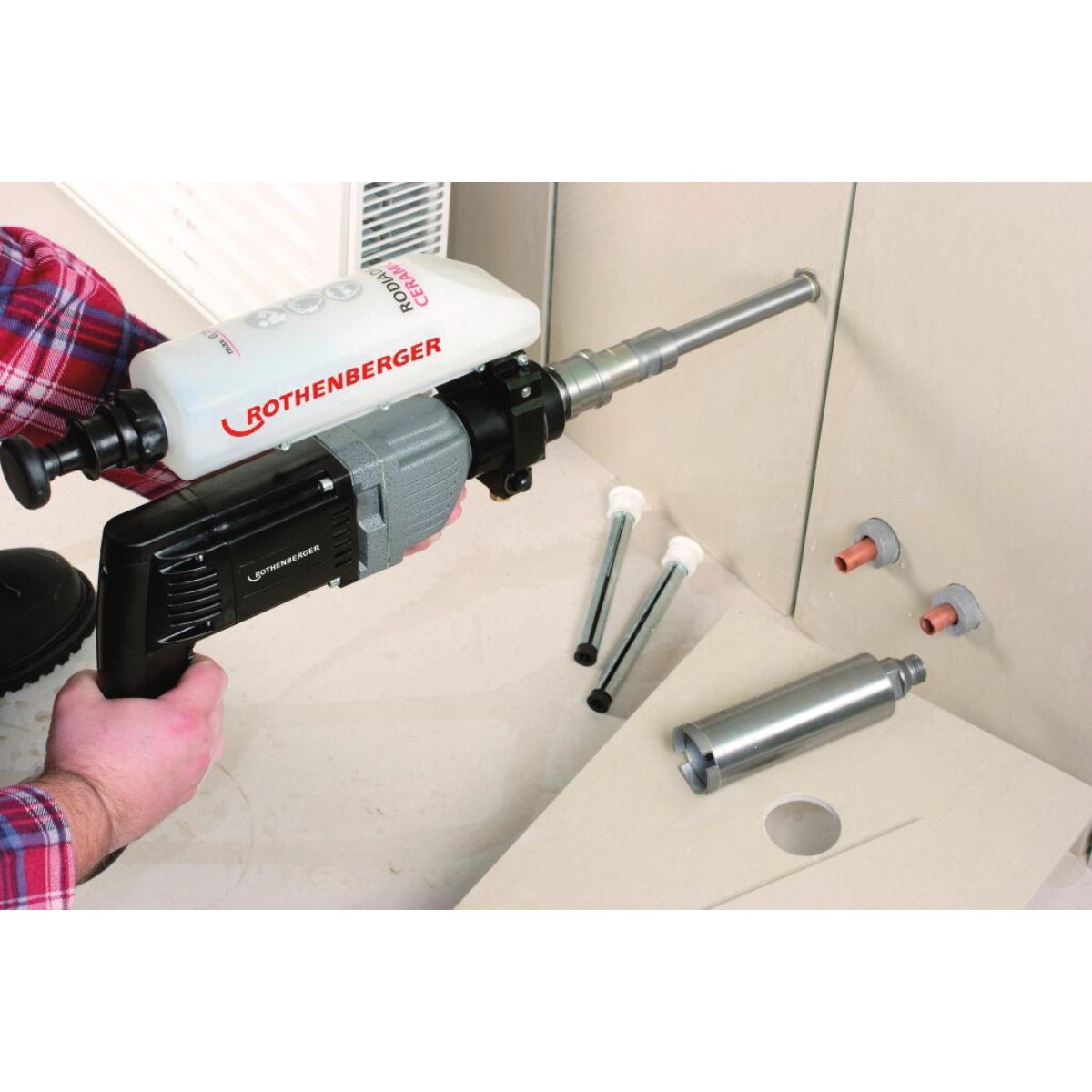 ROTHENBERGER Freihand - Nassbohrmaschine RODIADRILL Ceramic Set, 230V, BK 6 - 8 - 10