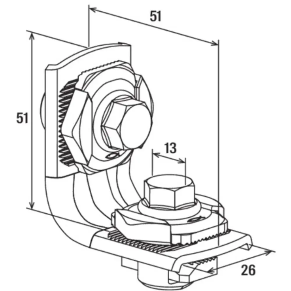 Fischer Montagewinkel MW Clix 90° vormontiert