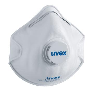 uvex silv-Air classic 2110 Atemschutzmaske FFP1 mit Ausatemventil Retailverpackung - Inhalt: 3 Stüc
