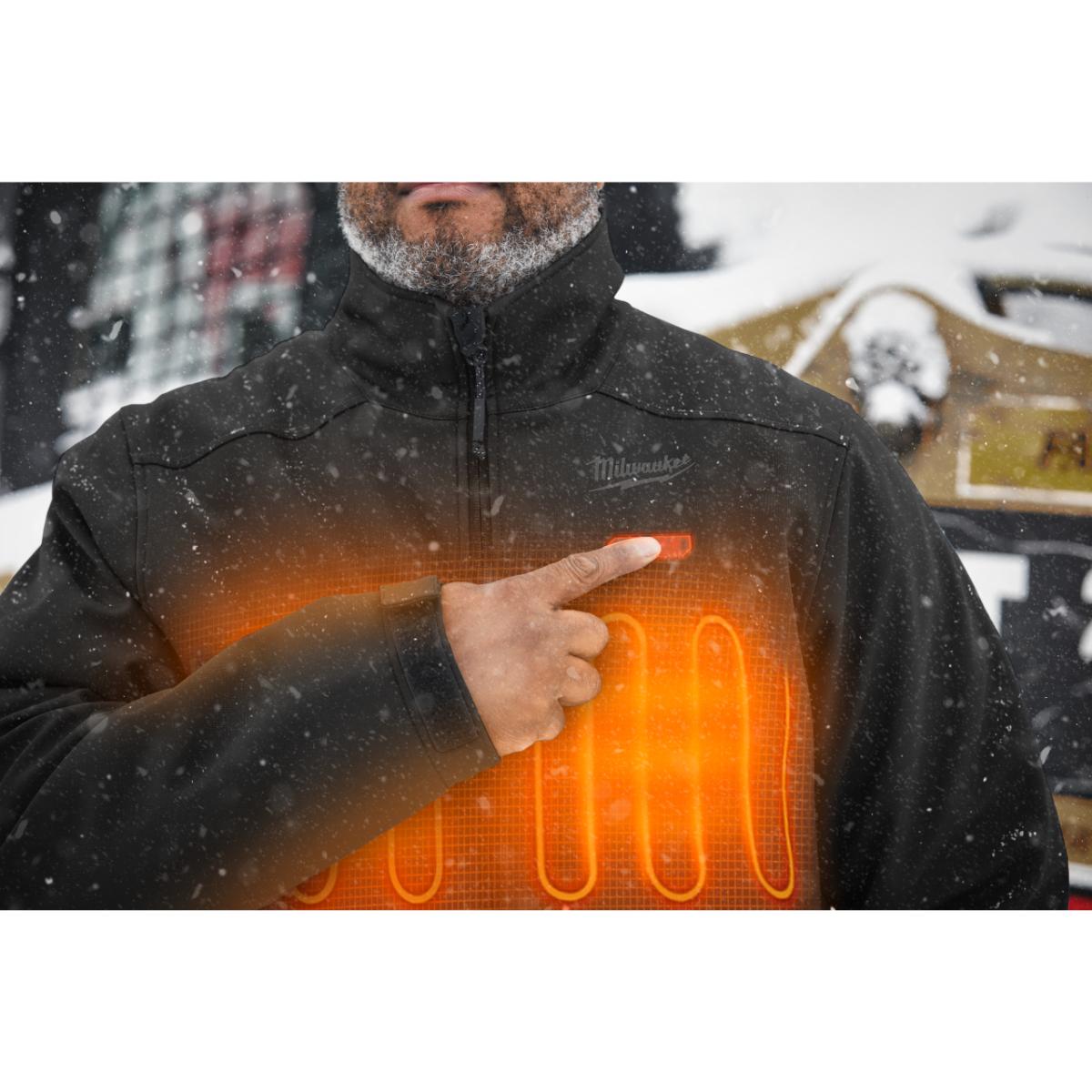 Milwaukee Akku-Thermo-Jacke Herren schwarz