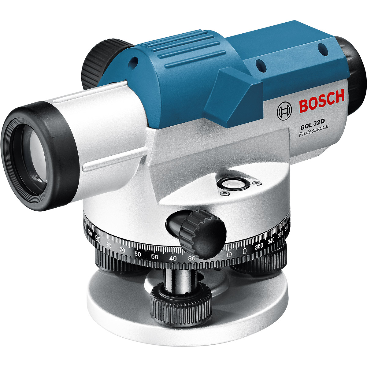 Bosch Optisches Nivelliergerät GOL 32 D, mit Baustativ BT 160, Messstab GR 500