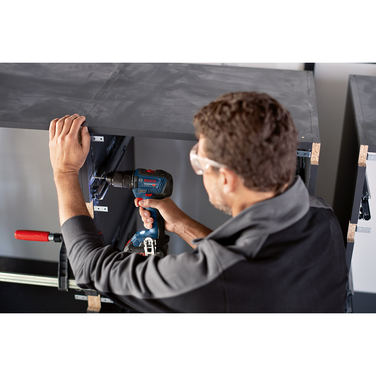 Bosch Akku-Bohrschrauber GSR 18V-55, Solo Version in L-Boxx