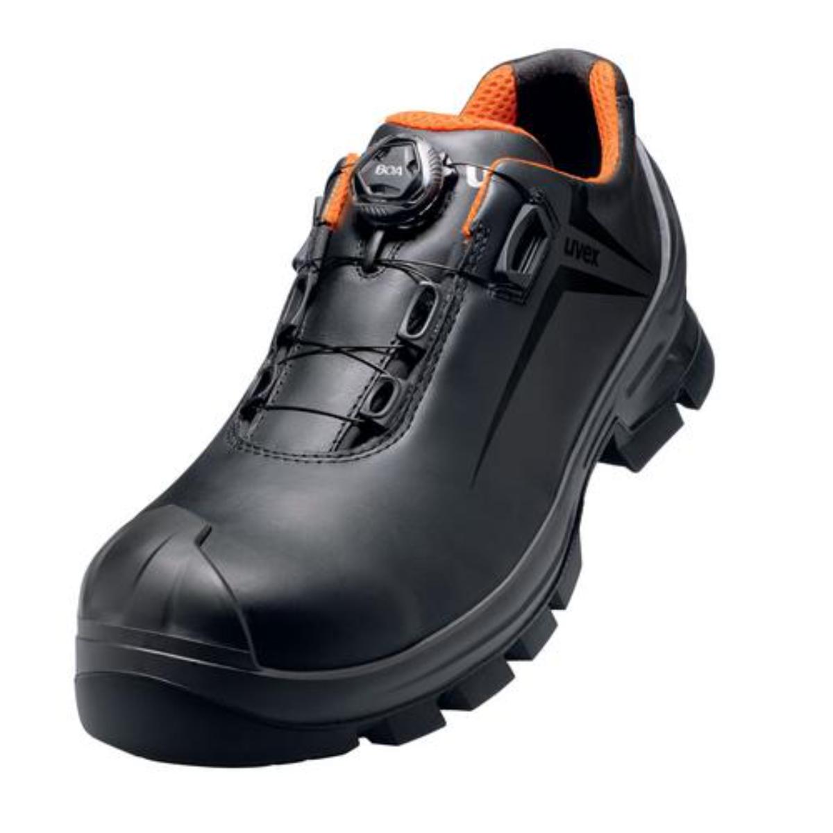 uvex 2 MACSOLE® BOA® Sicherheitsschuh S3L Halbschuh Leder Größe 40 Weite 10