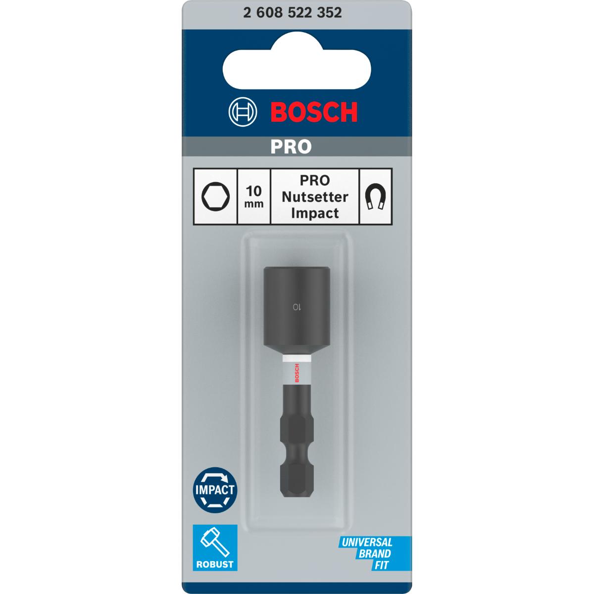 Bosch PRO Steckschlüssel Impact Control, 1-teilig, 1/4 Zoll