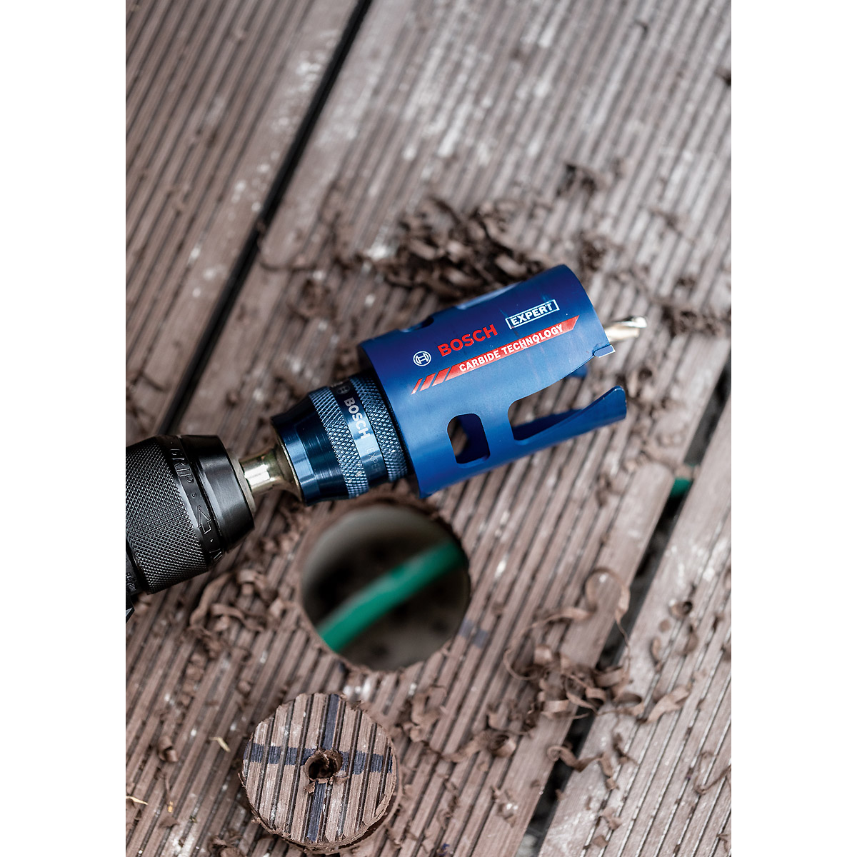Bosch EXPERT Construction Material Power Change Plus Lochsäge, 41 x 60 mm