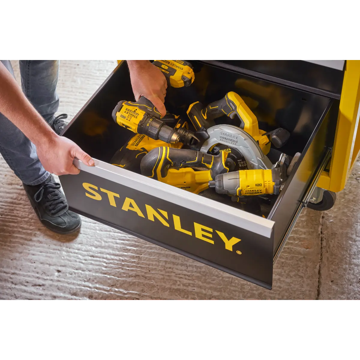 STANLEY Werkstattwagen 5 Schubladen