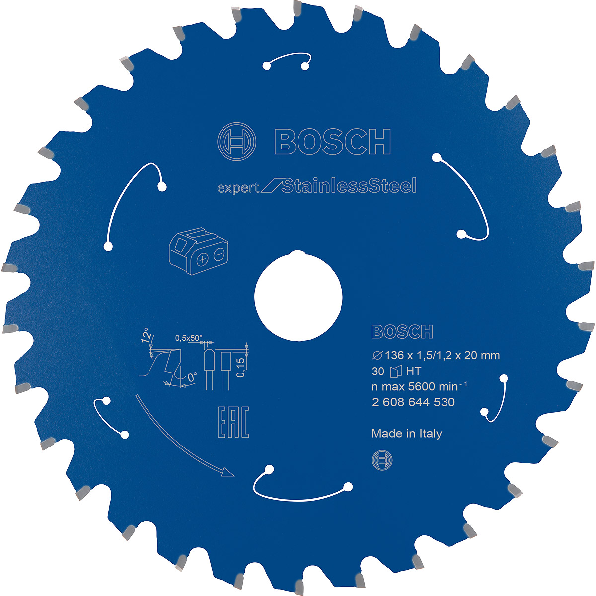 Bosch Akku-Kreissägeblatt Expert for Stainless Steel