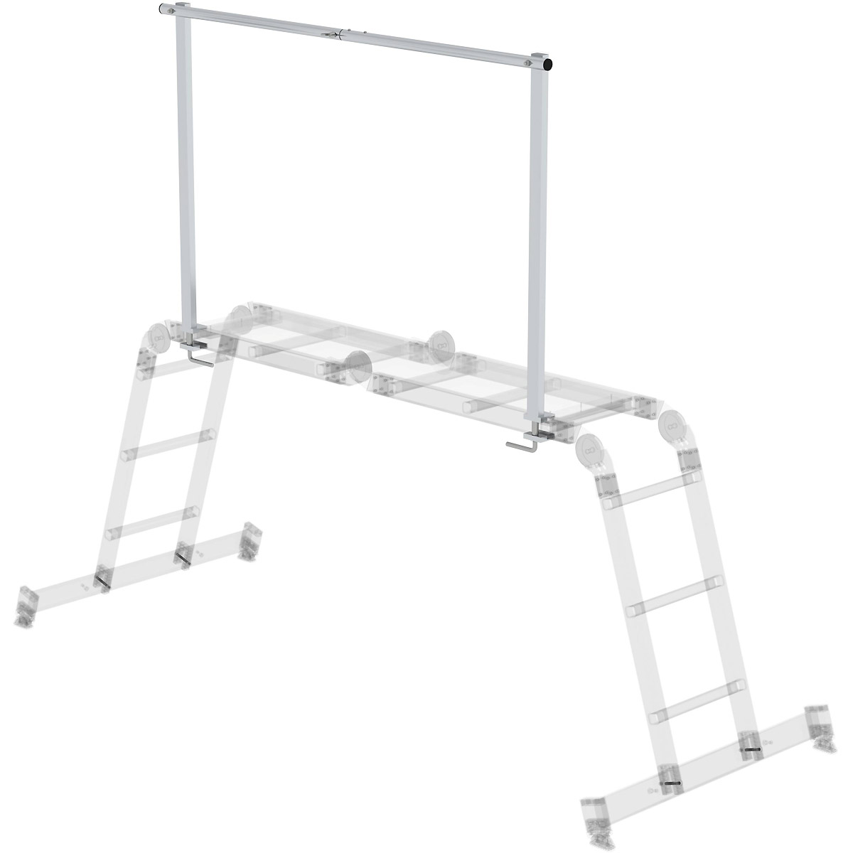 Munk Aluminium-Geländer anklemmbar