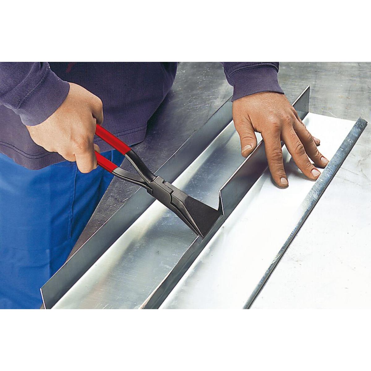 BESSEY Falzzange, PVC-beschichtete Griffe