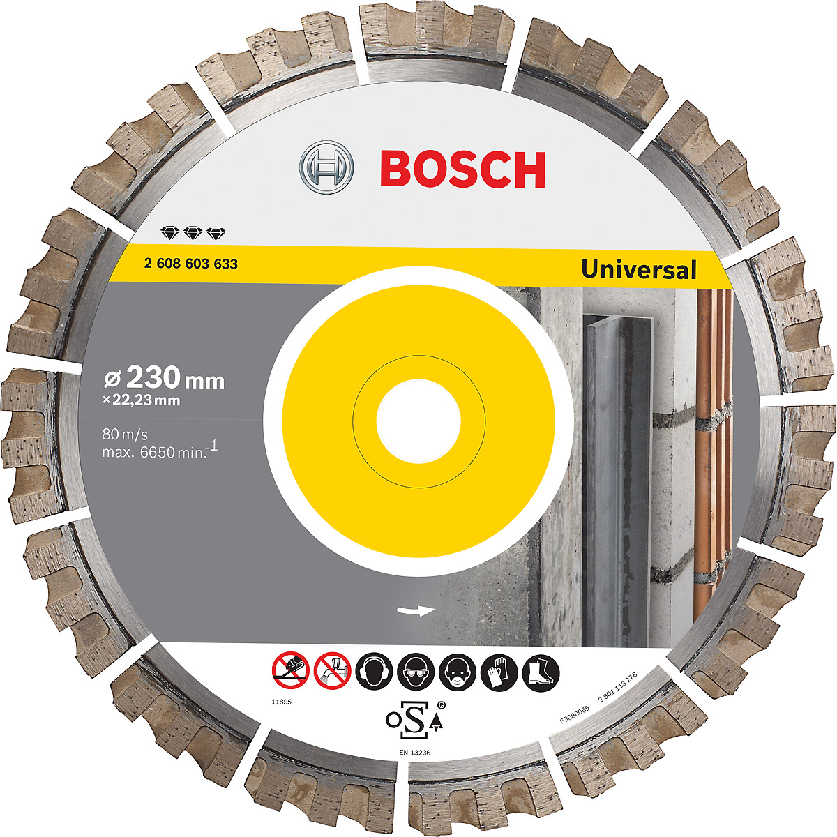 Bosch Diamanttrennscheibe Best for Universal. Für Tischsägen