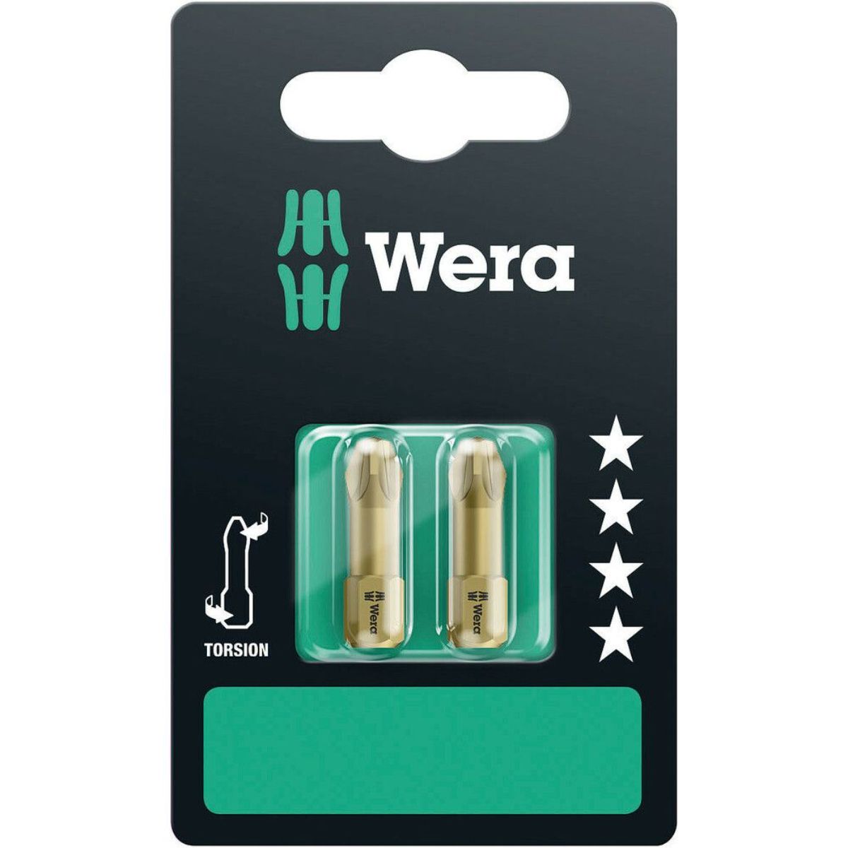 Wera 855/1 TH SB Bits, PZ 3 x 25 mm, 2-teilig
