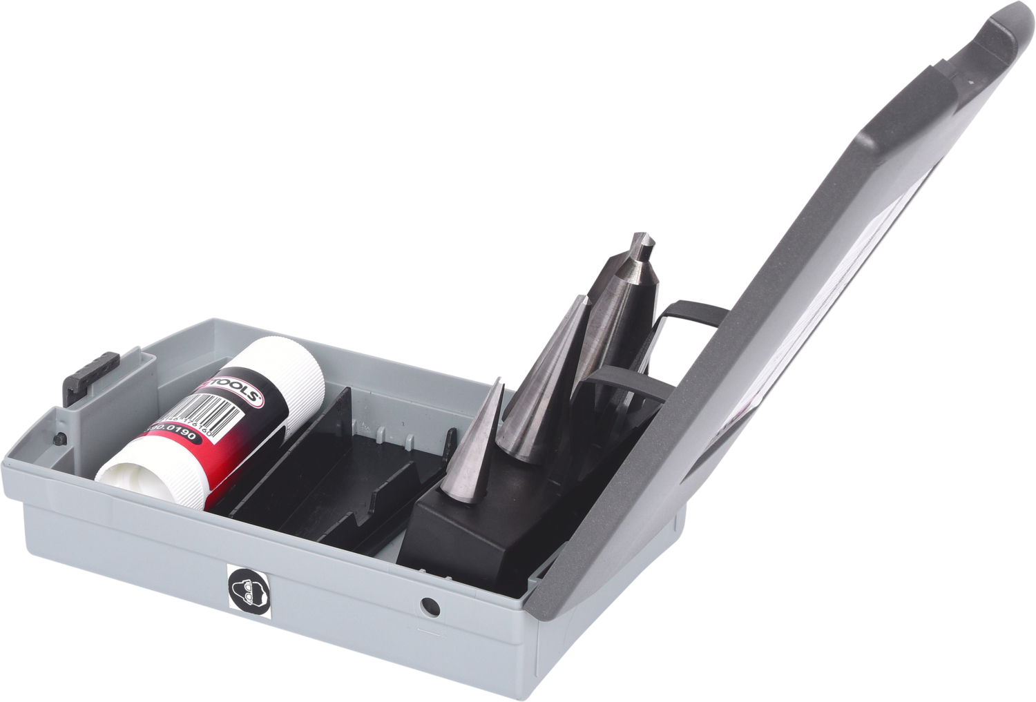 KS Tools HSS Blechschälbohrer-Satz, Kunststoffkassette 4-tlg