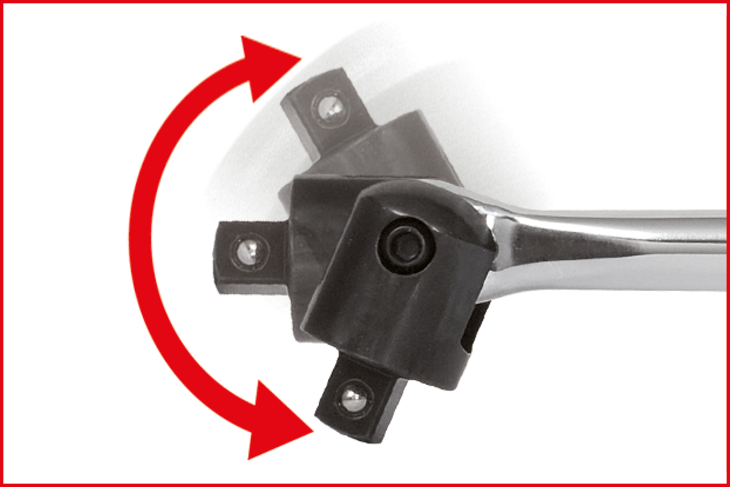 KS Tools 3/4" CHROMEplus Gelenk-Steckgriff, 1030mm