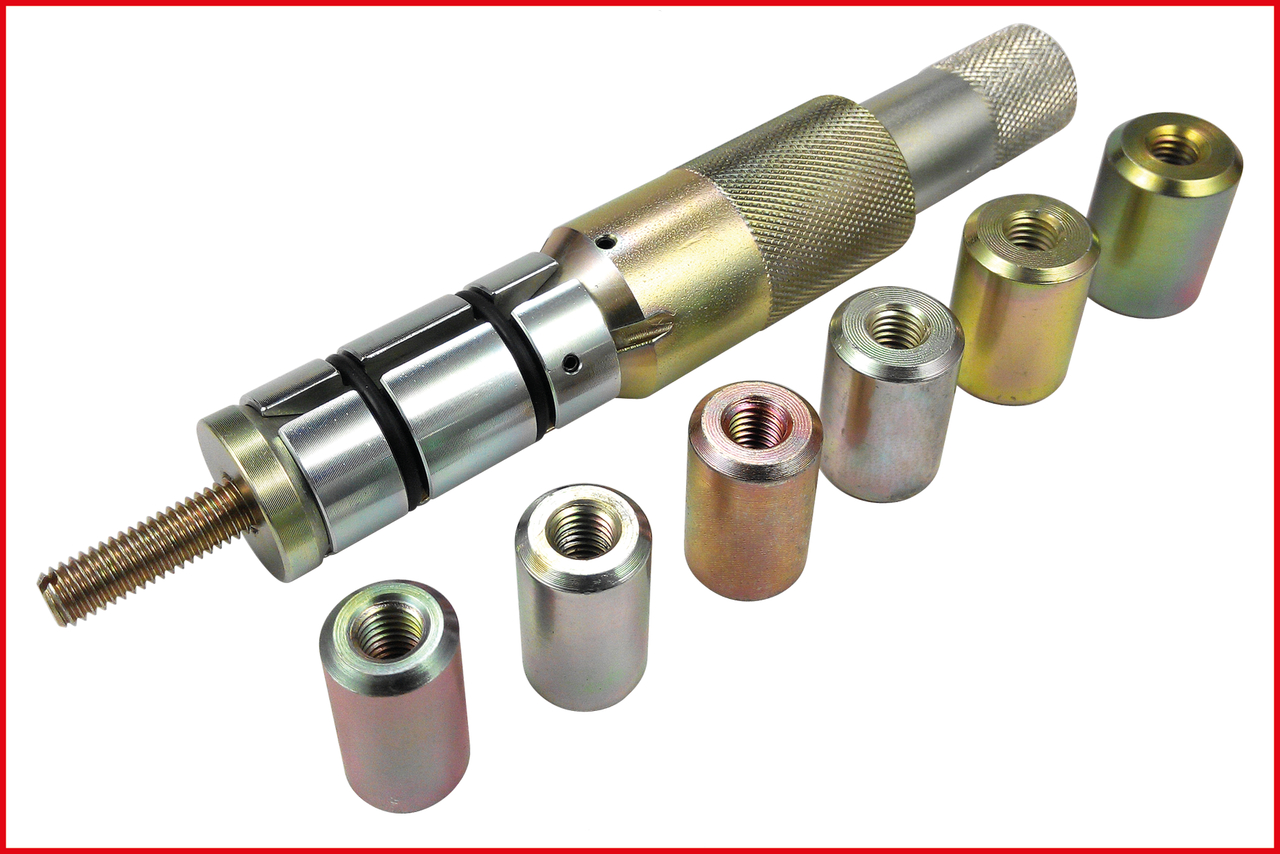 KS Tools Kupplungs-Zentrier-Werkzeug-Satz Ø 23,0 - 35,0 mm mit Zentrierhülsen für Renault, 9-tlg